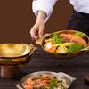 Heat Resistance Paella Pan Double Ear Instant Noodle Bowl Kitchen Tool Frying Pan  Seafood Hot Pot