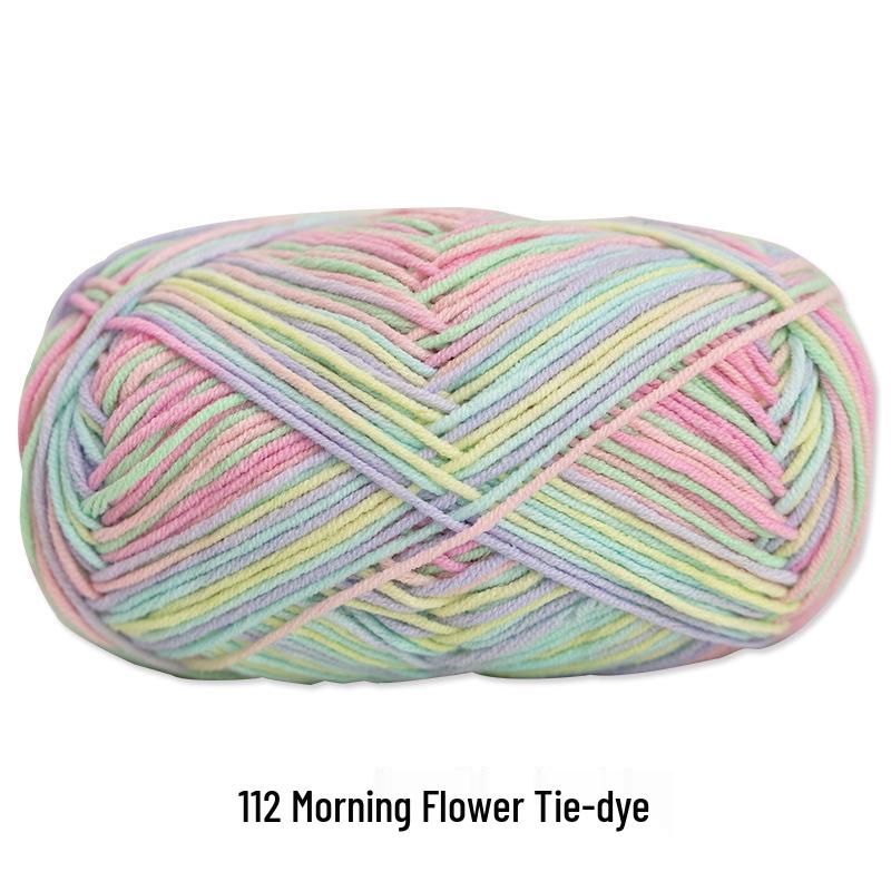 Xue Feier 4-Ply Cute Doll Milk Cotton Combed Yarn for Crochet and Knitted Bags