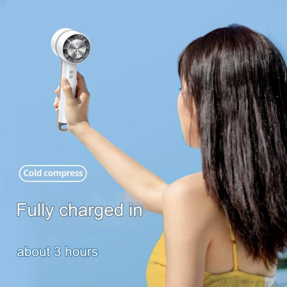 Halbleiterkühlung Kaltkompresse Kleiner Lüfter USB-Lade-Desktop-Outdoor-Turbinen-Mini-Lüfter
