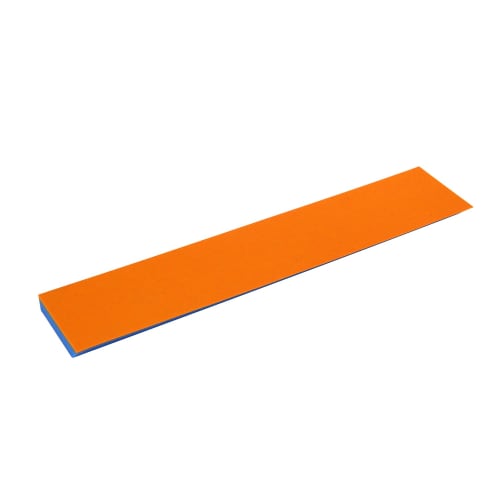 SK11 Sealing Smoothing Spatula with Rubber, Soft/With Rubber and Tape, Diagonal Cut, FNB-01, Blue or Orange
