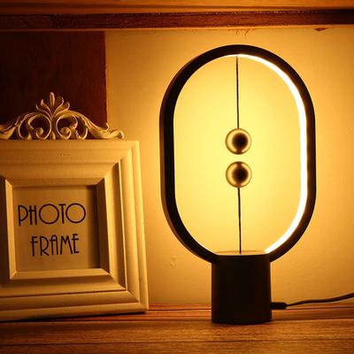New Creative Night Light Smart Balance Magnetic Switch LED Table Lamp Night Light USB Charge Indoor Home Desktop Decorative Light