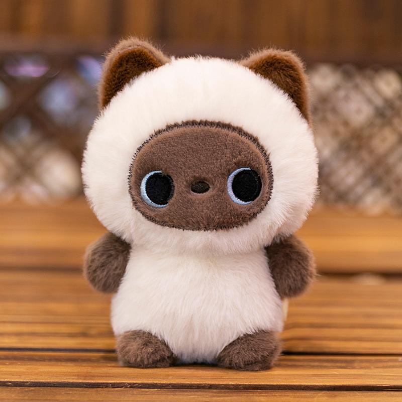 Mini Fox Cute Doll With Plush Pp Cotton Filling Very Suitable Room Decoration