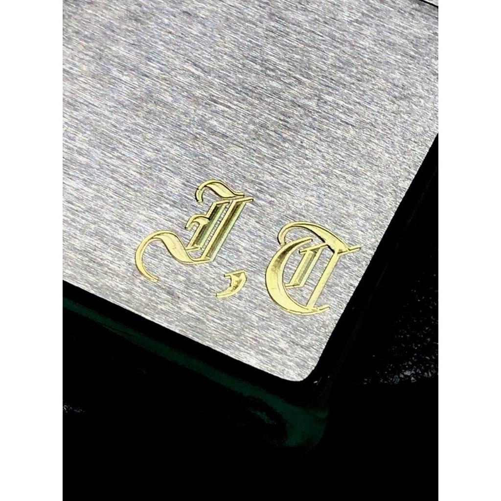 Used Zippo Lighter, Deep Engraving #200, Initial Personalization, For Gifts
