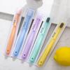 LMK Brand Model 520 Adult Toothbrush Family Set with Soft PBT Bristles and PP+TPR Handle for Home Hotel Traveling Use