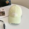 Korean Style Letter Baseball Cap With Adjustable Fit For Summer Outdoor Sun Protection