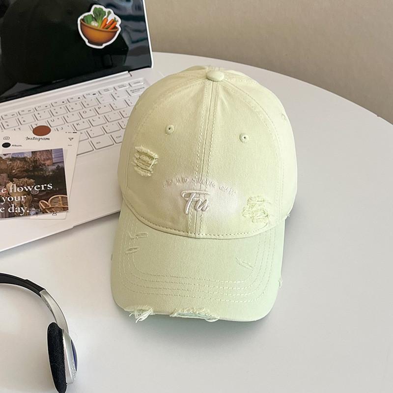 Korean Style Letter Baseball Cap With Adjustable Fit For Summer Outdoor Sun Protection