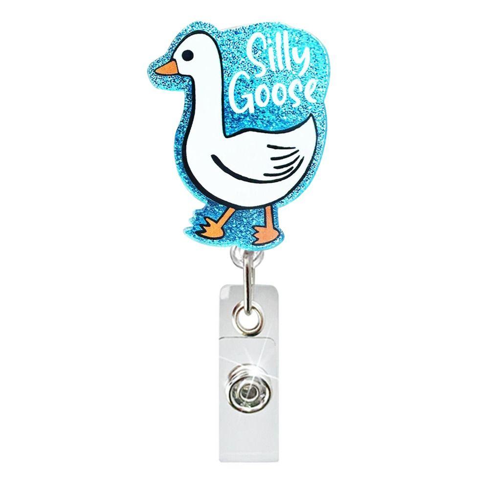 

Выдвижные держатели для бейджей Акриловый зажим из кожи аллигатора для офиса, медсестры, катушки для бейджей доктора