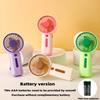 Portable Mini Handheld Fan with Three Adjustable Wind Speeds In Summer,Small Electric Fan Battery Version for Outdoor Indoor Use
