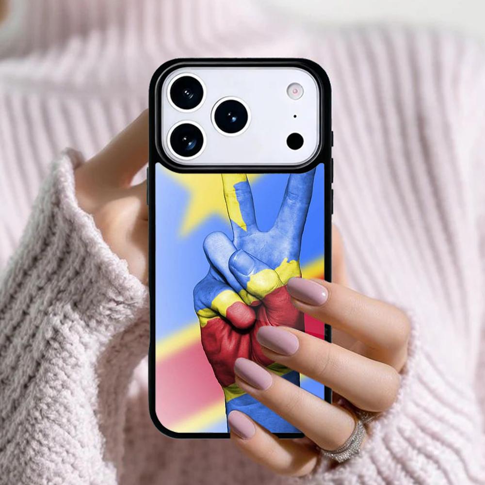 Congo Flag Phone Case For Apple iPhone 17 Air 16E 15 14 Plus 13 12 11 Pro Max Mini Funda Cover iPhone 13 mini