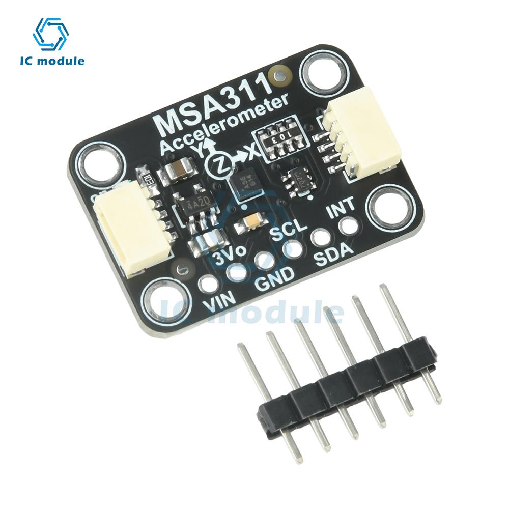MSA311 3-Axis Accelerometer Module DC 3-5V Compatible with STEMMA QT/Qwiic No Soldering Required for STEMMA QT/Qwiic