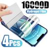 Película De Hidrogel Macia, 4 Unidades, Para Iphone 17 Pro Max 16 15 13 14 12 11 Air 16e, Protetores De Tela Para Iphone 7 8 Plus 13 12 Mini Xs Xr X