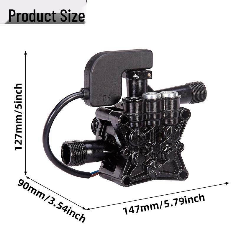 220V Portable High Pressure Adjustable Washer with Brush and Pump Accessories
