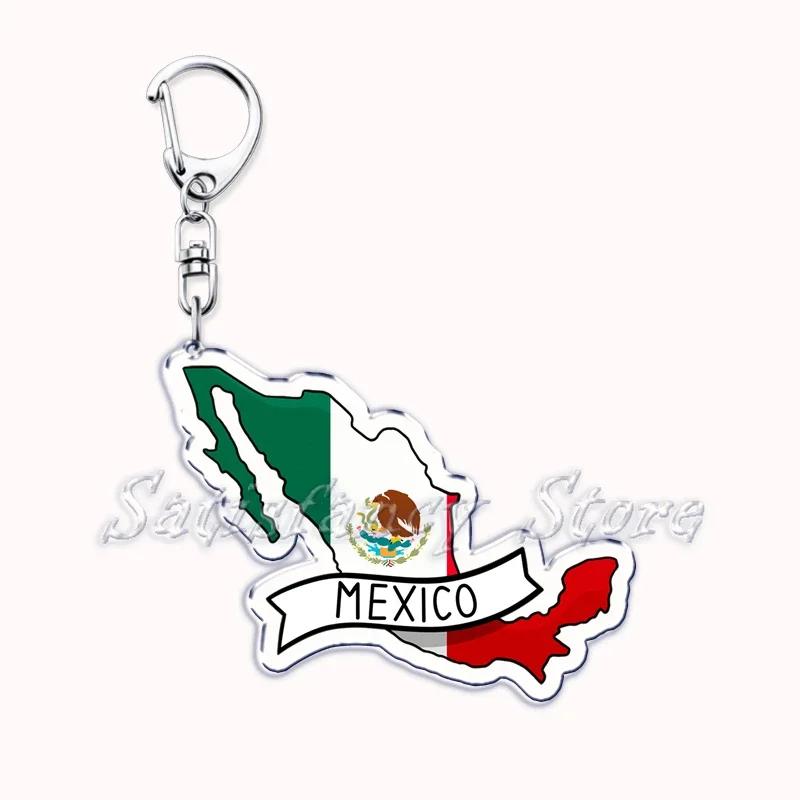 France Scotland Country Maps with Name Acrylic Keychains Keyring for Accessories Bag Pendant Key Chain Ring Jewelry Friend Gifts
