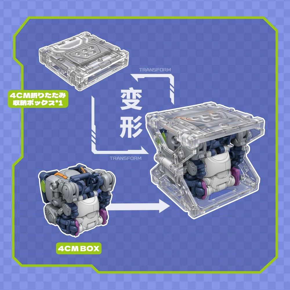 BEASTBOX 52TOYS BB-67 DUMMY Transforming Toy Cube to Koala Highly Articulated Action Figure Mechanical Beast Animal Transformation Pre-Painted No