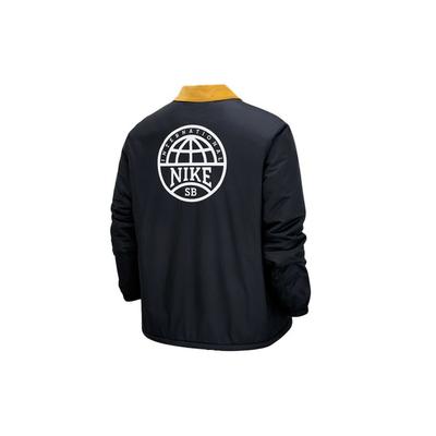 Sb Logo Casual Skateboarding Collared Jacket Men Outerwear Black DM0871-010