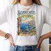 Sorrento Zitronenprint T-Shirt: Lässiges Küsten-T-Shirt