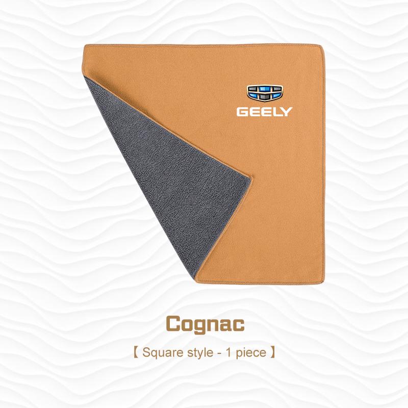 Suede Microfiber Car Wash Towel Clean Rag For Geely Geometry C Coolray GX3 Panda Emgrand X6 X7 EC7 Interior Cleaning Brush Tools