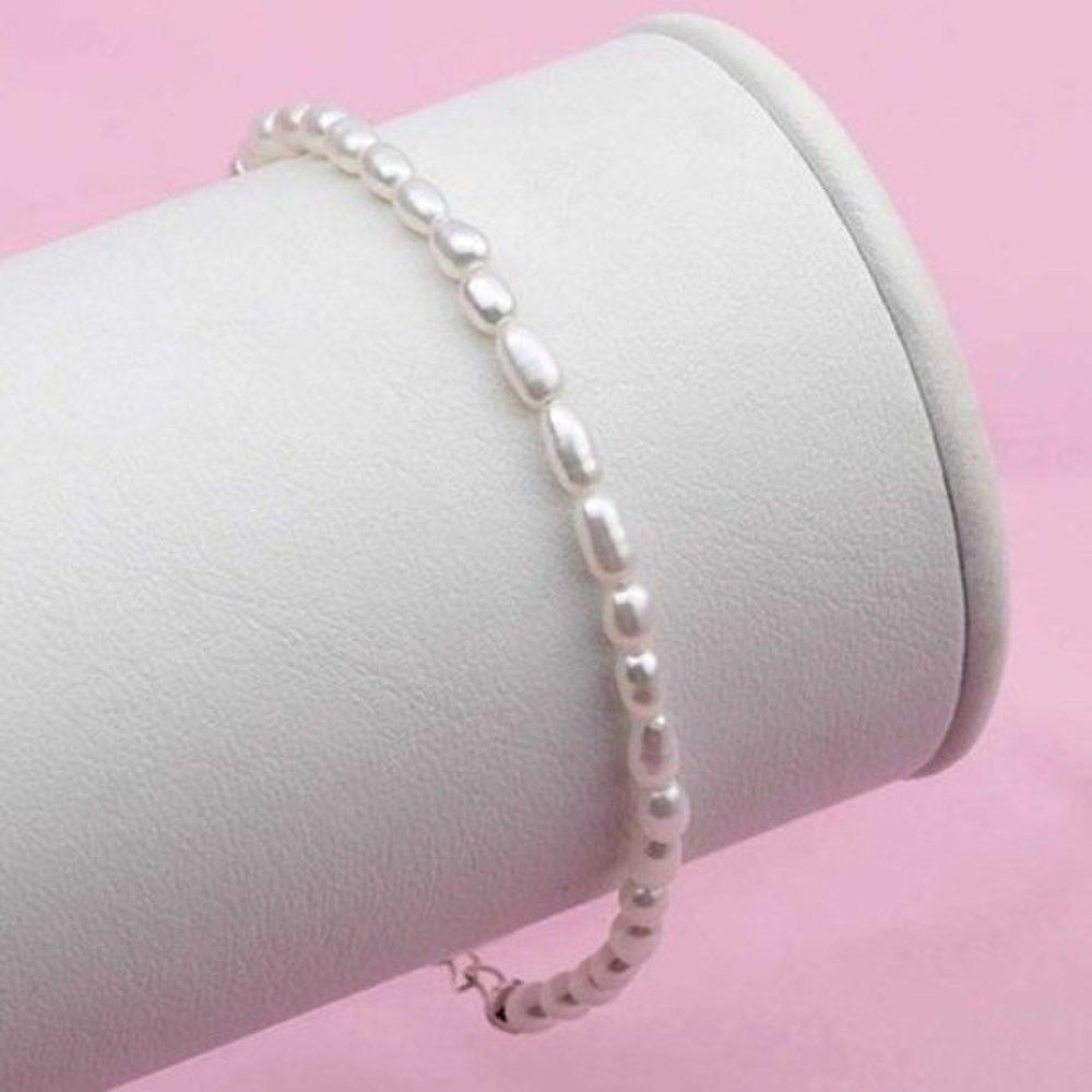

[As Little] Rice Pearl Bracelet Silver 925 Summer Fashion Daily
