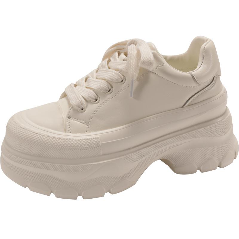 Fashion Versatile Height-increasing Super Platform Dad Shoes Women's Shoes 2025 New Autumn and Winter Little White Shoes Lightweight Sports Shoes