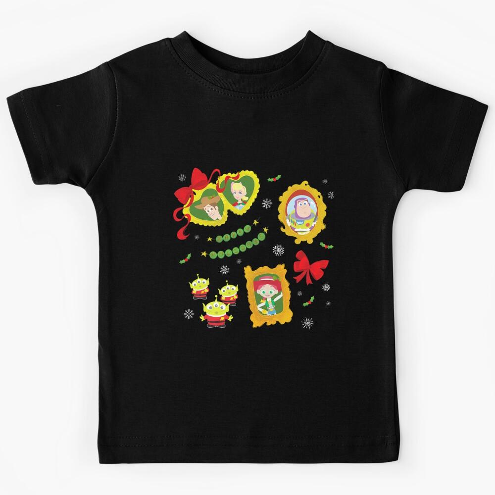 Happy Holidays Coquette Bows Cute Toy Characters Gallery Kids T-Shirt 110