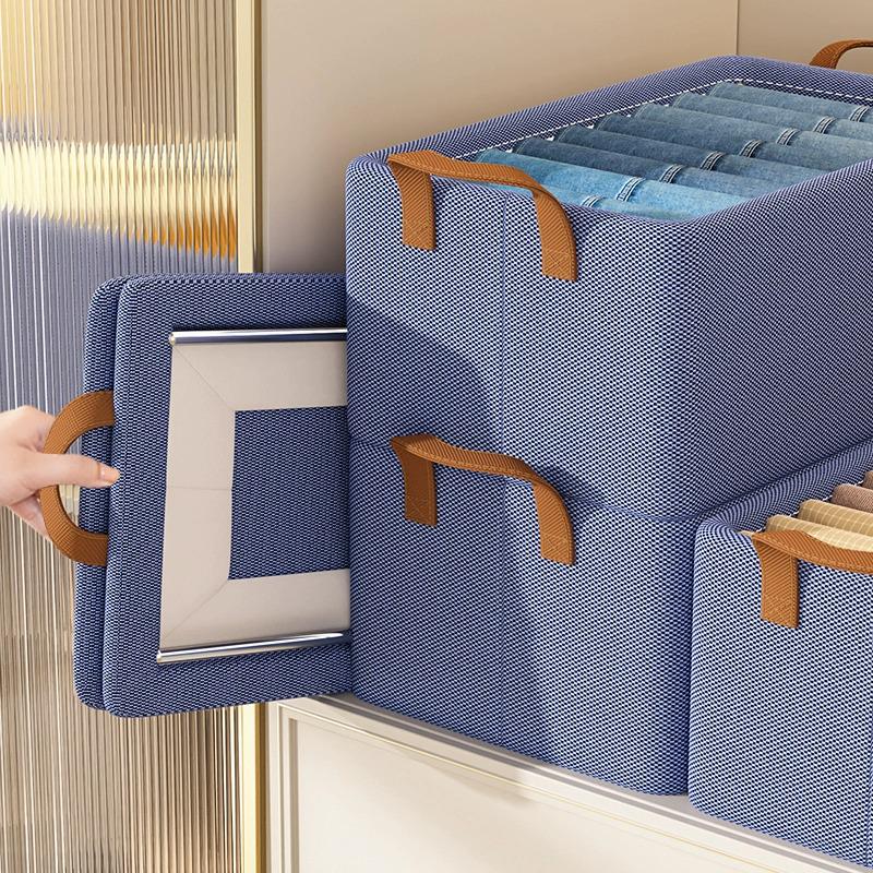 Large Fabric Wardrobe Organizer: Clothes & Pants Storage Drawer Box