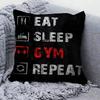 GYM Exercise Time Pillow Anime Pillow Sofa Bed Head Pillow Cover Cushion Cover 45x45 Cm Fashion