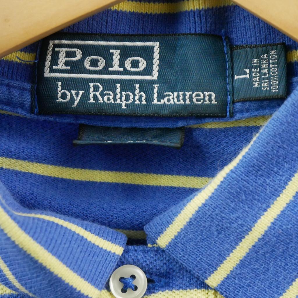 Seconde vie - Polo manches courtes Homme Bleu - Bon état