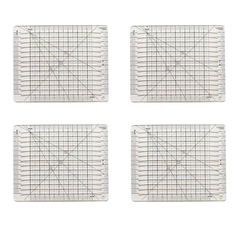 

A60Z4X Sewing Ruler Fabric Cutting Ruler Quilting Supplies Tools Sewing Supplies Fabric Cutter Patchwork Template DIY 6 Inchmay