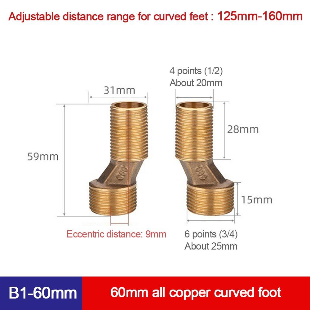 Lengthened Eccentric Screw Corner Angle Adjustment Connecting Accessories  Bathroom Hardware