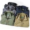 Spring Autumn Mens Jacket Oversized  Thin Breathable Outdoor Hiking Coat Windproof Rainproof Hooded Jackets Men Clothing