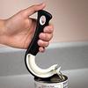 1PCS Portable J-Shaped Easy Grip Tin Openers Kitchen Non-Slip Jar Opener Lid Opening Tools Ring Pull Can Opener Multifunctional