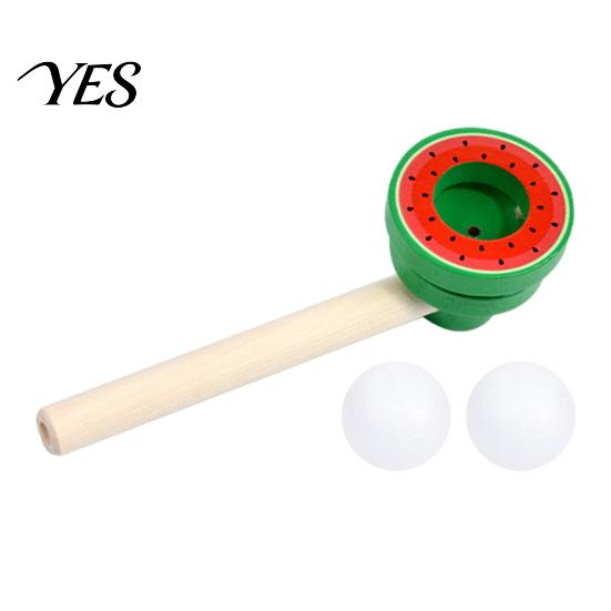 Kids Floating Ball Toy Blow Toy, Suspension Blowing Wooden Pipe for Child Lung Capacity Training, Educational Boys Girls Exercise