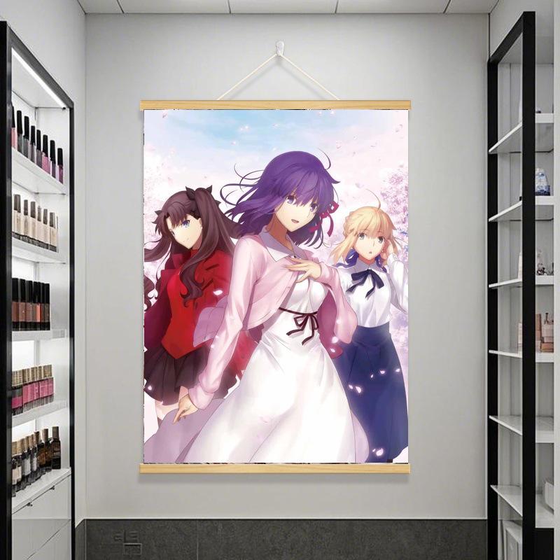 Fate Heaven's Feel Emiya Shirou & Matou Sakura Dorm Room Poster - HD Self-Adhesive Wall Sticker
