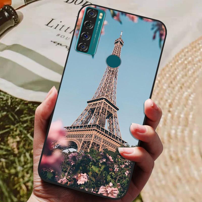 For TCL 20 SE Case Soft Silicone Phone Back Cover For TCL 20 SE TCL20SE TCL20 20SE Cases Coque for TCL 20SE  Fundas Bumper Shell