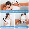 4-IN-1 wireless extended handle massage gun,six speed regulation,three modes,neck/shoulder/waist/leg used for muscle relaxation
