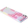 Mechanical Gaming Keyboard RGB Backlit USB LED Lighting Effects Comfortable Quick Response 104 Keys