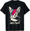 Meowie Cat Concerto Rock Band Divertente Gatto Maglietta Unisex