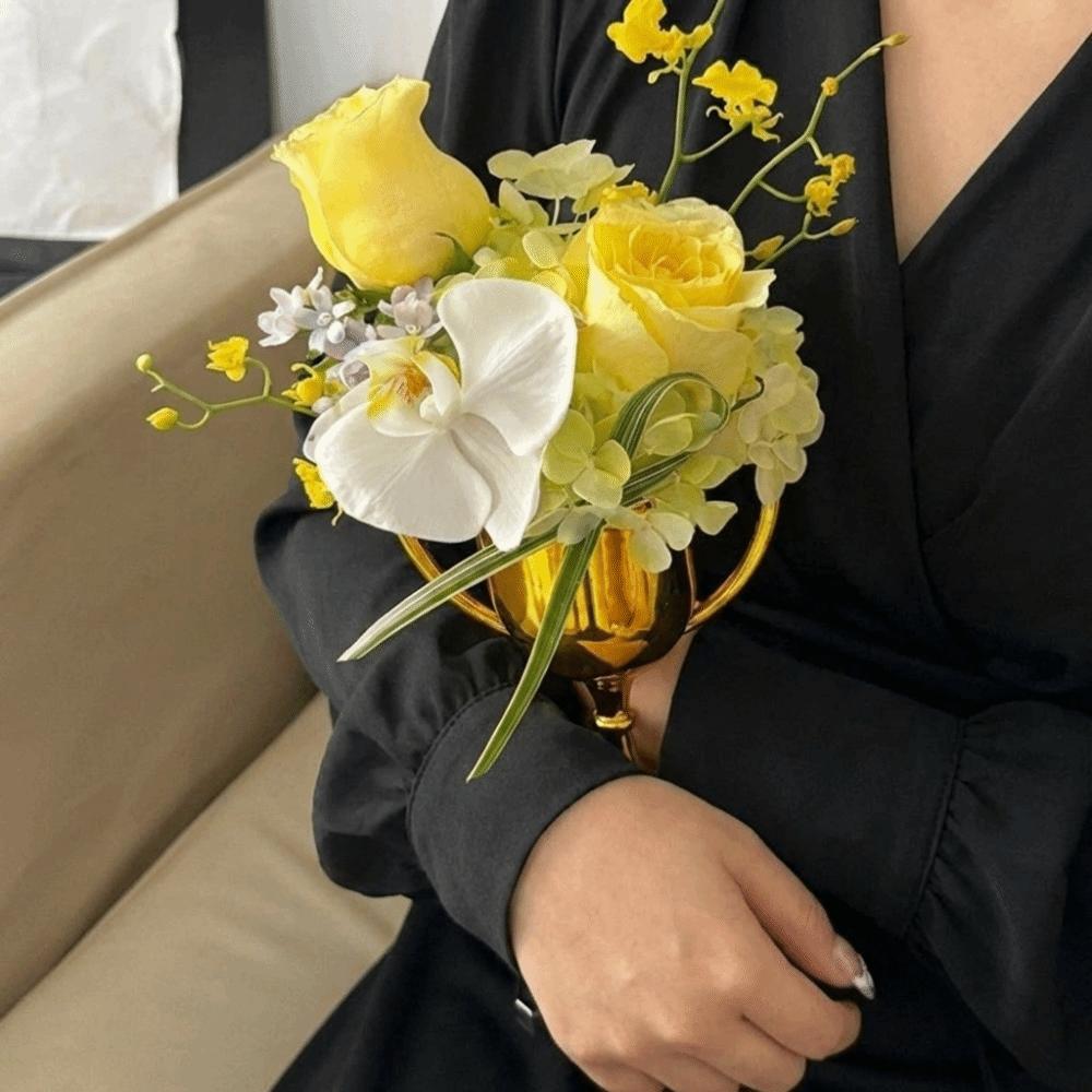 DIY Flower Trophy for Competition Achievement Award Bouquet Wrapping Package  Graduation Season