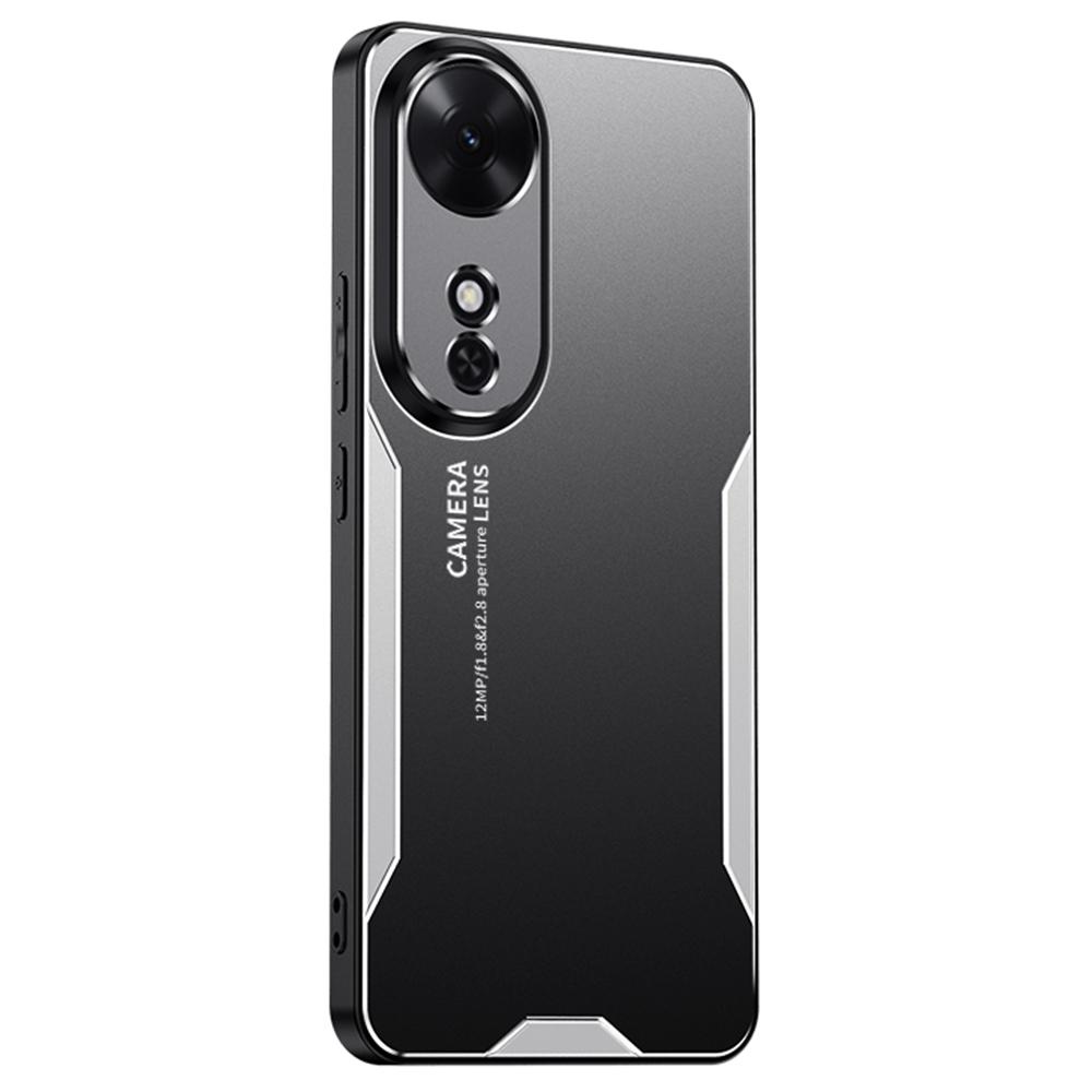 

For Honor Play 60 5G Phone Case Aluminium Alloy TPU PC Back Cover Silver