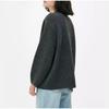 2024 Pink Sweet Round Neck Pullover Sweater - European & American Winter Style