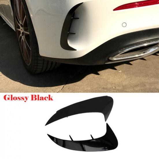 For Benz A Class W177 A220 ABS Rear Bumper F Canards Splitters Sport -20