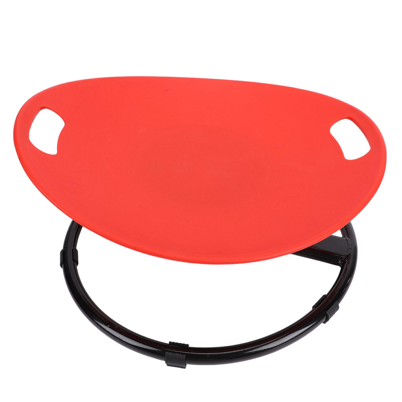 Sensory Spinning Chair PP Anti Slip Body Coordination Training Rotating Chair Sensory Toy for Birthday Gifts Red красный