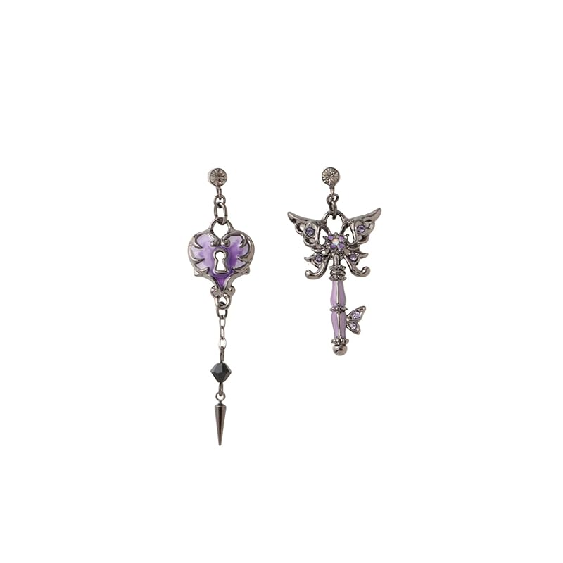 

[Anna Sui] Butterfly key motif earrings SAMA1486 XV