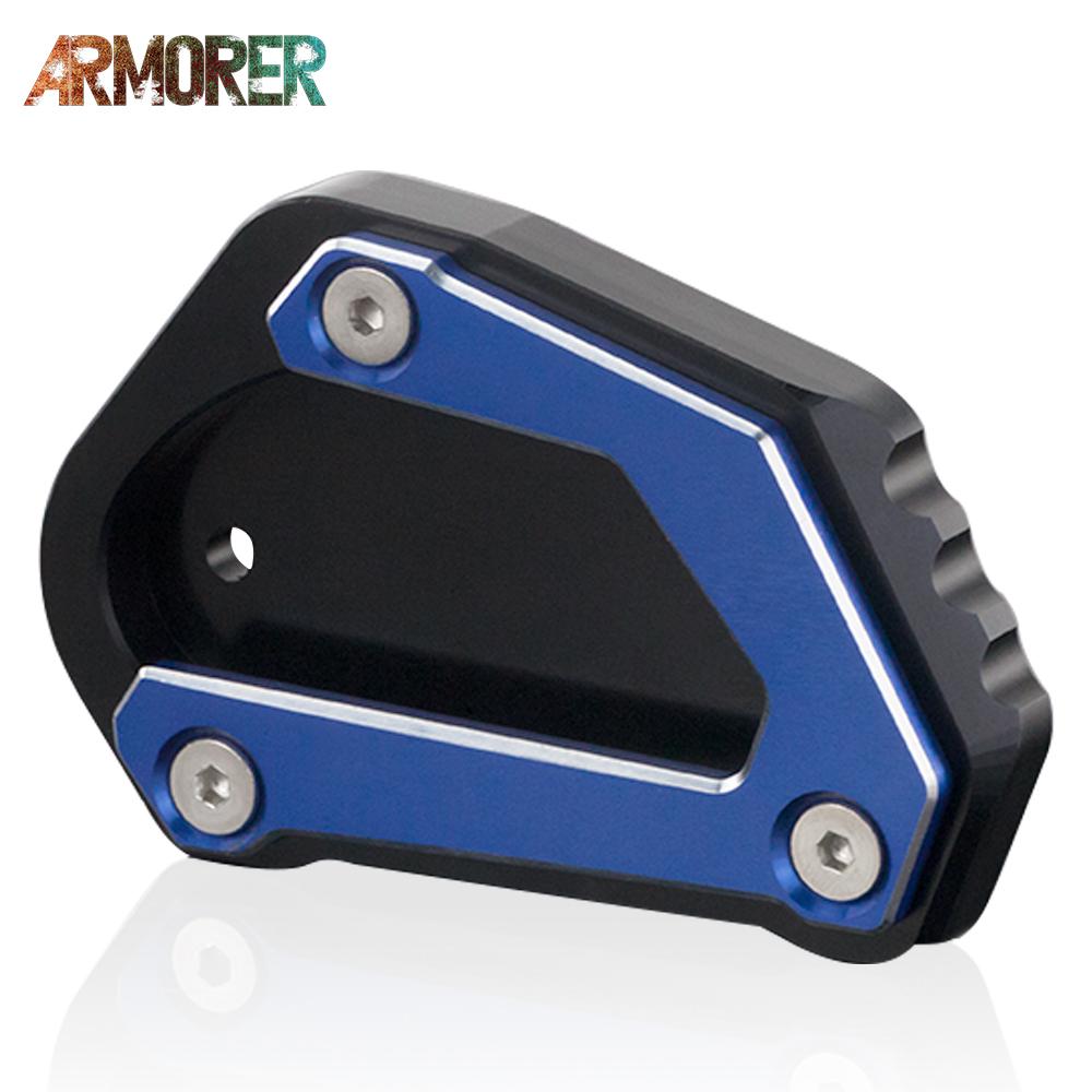 V Strom 650 Motorcycle Accessories For SUZUKI V-STROM 650/XT DL650 DL 650 Kickstand Side Stand Extension Enlarger Pad