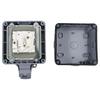 IP66 Outdoor Waterproof Socket with Switch and Indicator Light 16A 1 Way Wall Socket Suitable for Parking and Construction Sites