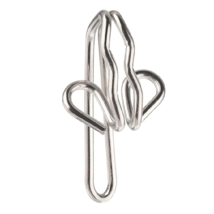 30pcs Sturdy Metal Drapery Hook High Performances Support Curtains Portable for Homemakers and Interior Designers