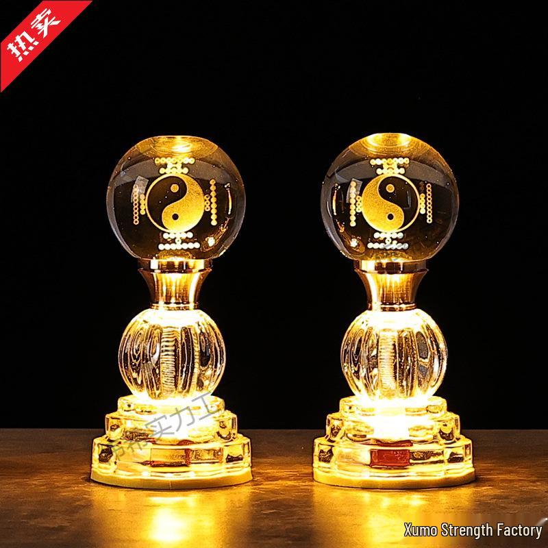 Seven-Color Eternal Buddhist Lotus Offering Lamp