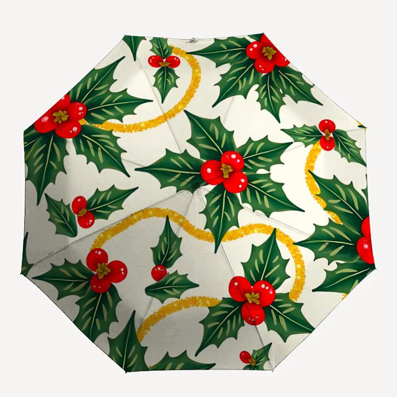 

1pc Pattern Automatic Open/Close Umbrella with Windproof, 8-Rib Sturdy Canopy, Durable Ribs, Ideal for Gifts yy251117039
