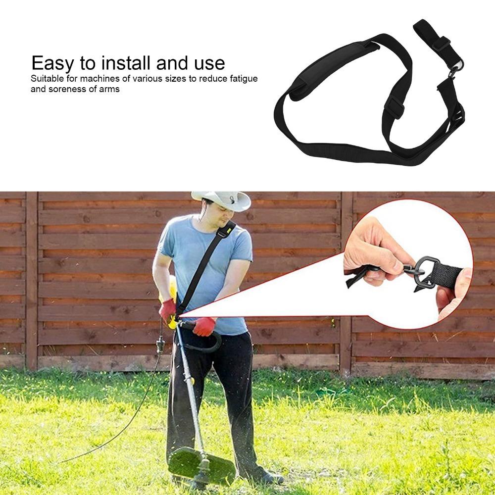 Adjustable Carrying Shoulder Strap Nylon Brush Cutter Harness Convenient Mower Belt
