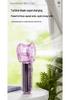 Rechargeable Mini Handheld Fan - Portable, High-Speed Transparent Wind Cannon